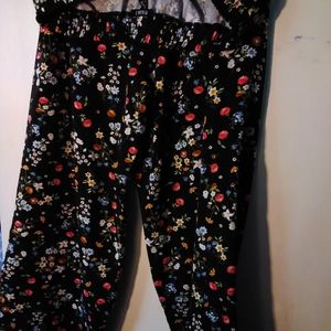 Flowy wide leg dress pants